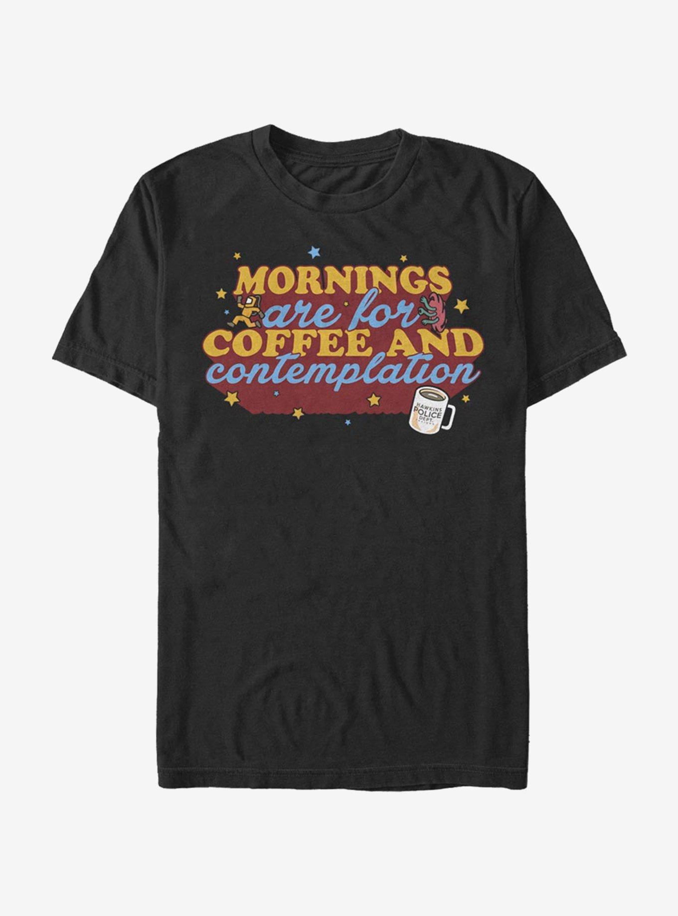 Mens Tee - Coffee Contemplations - NATURAL Product Image