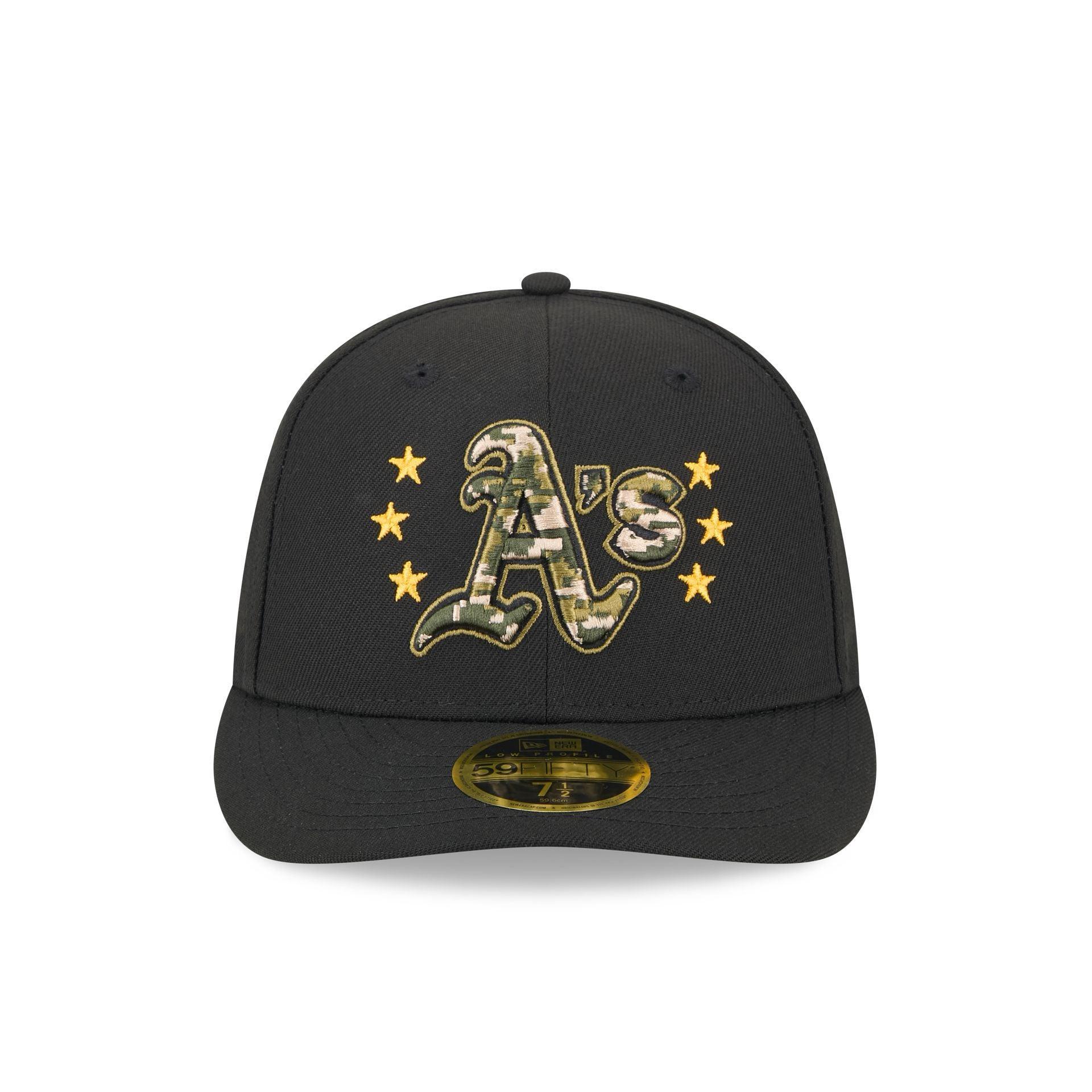 Oakland Athletics Armed Forces Day 2024 Low Profile 59FIFTY Fitted Hat Male Product Image