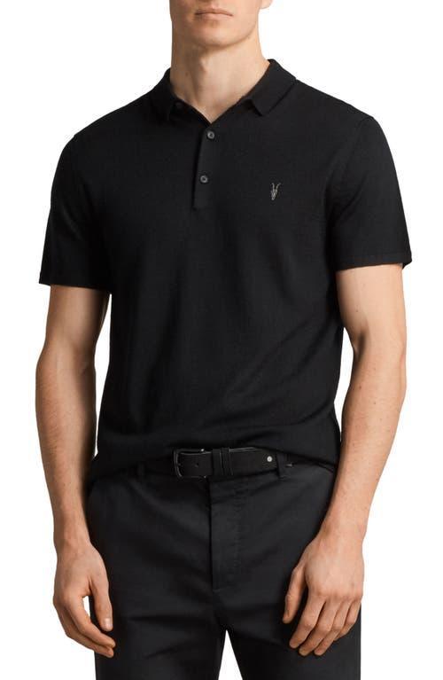 AllSaints Mode Slim Fit Merino Wool Polo Product Image