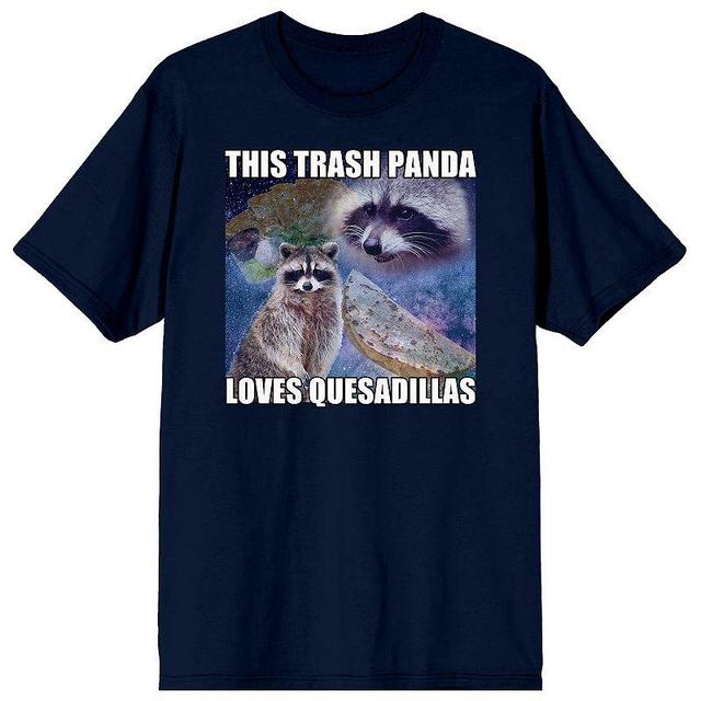 Mens Screenshot Energy Meme This Trash Panda Loves Quesadillas Tee Blue Product Image