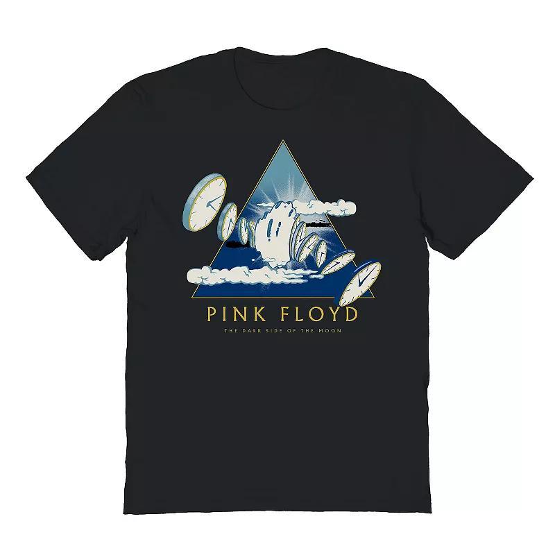 Mens Melting Clocks Pink Floyd Graphic Tee Product Image