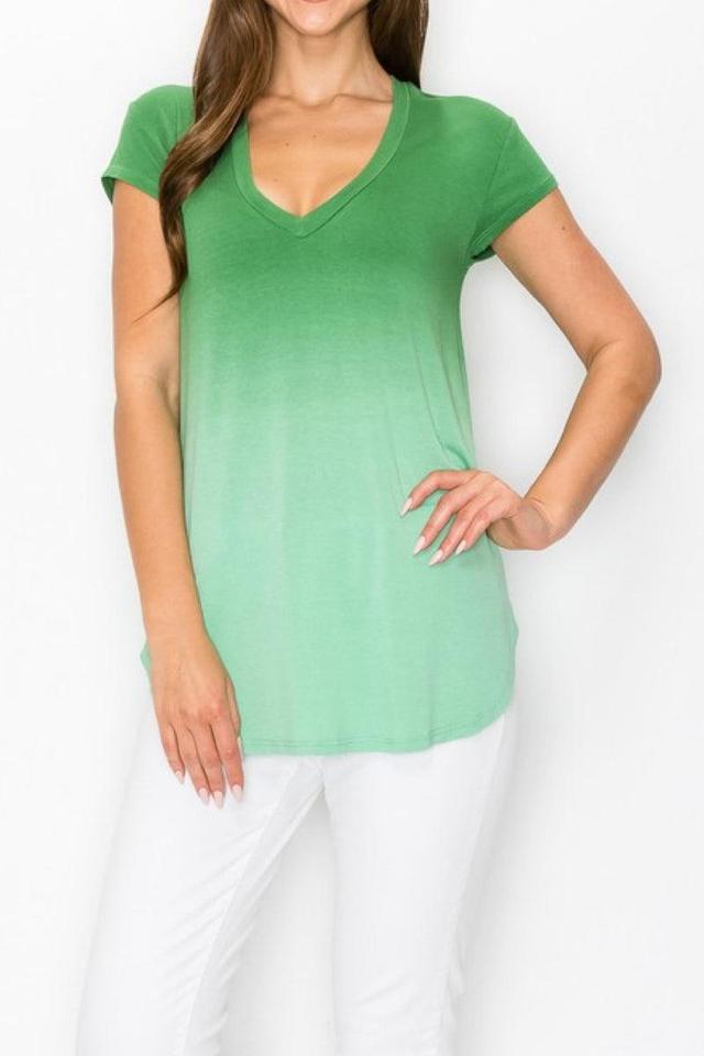 Ombre Green Top Product Image