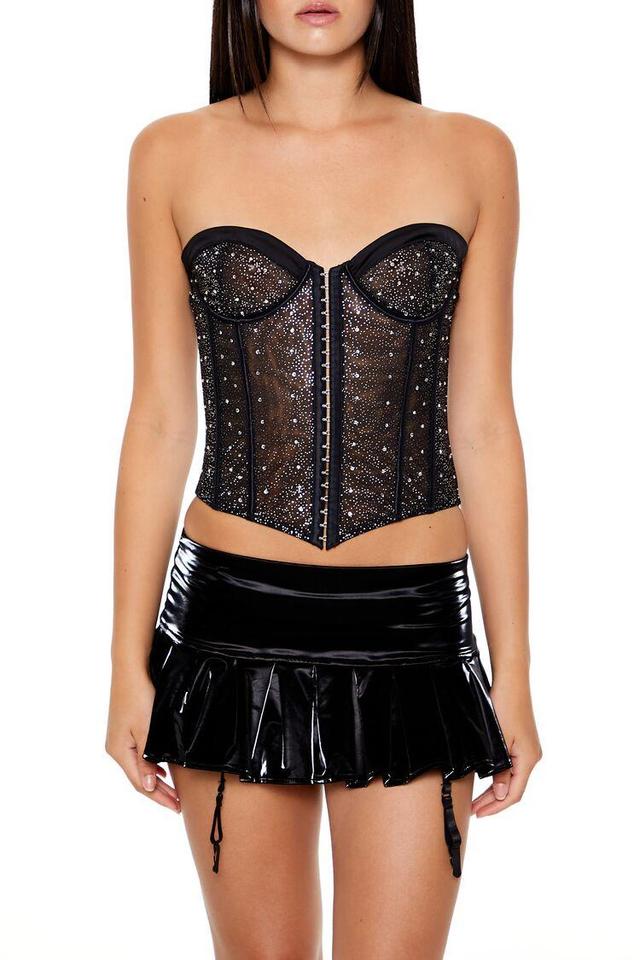 Rhinestone Corset Lingerie Top | Forever 21 Product Image