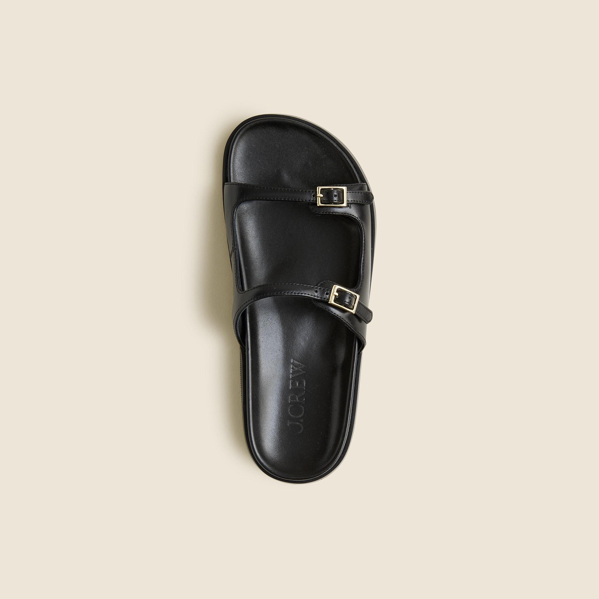 Colbie buckle sandals in leather Product Image