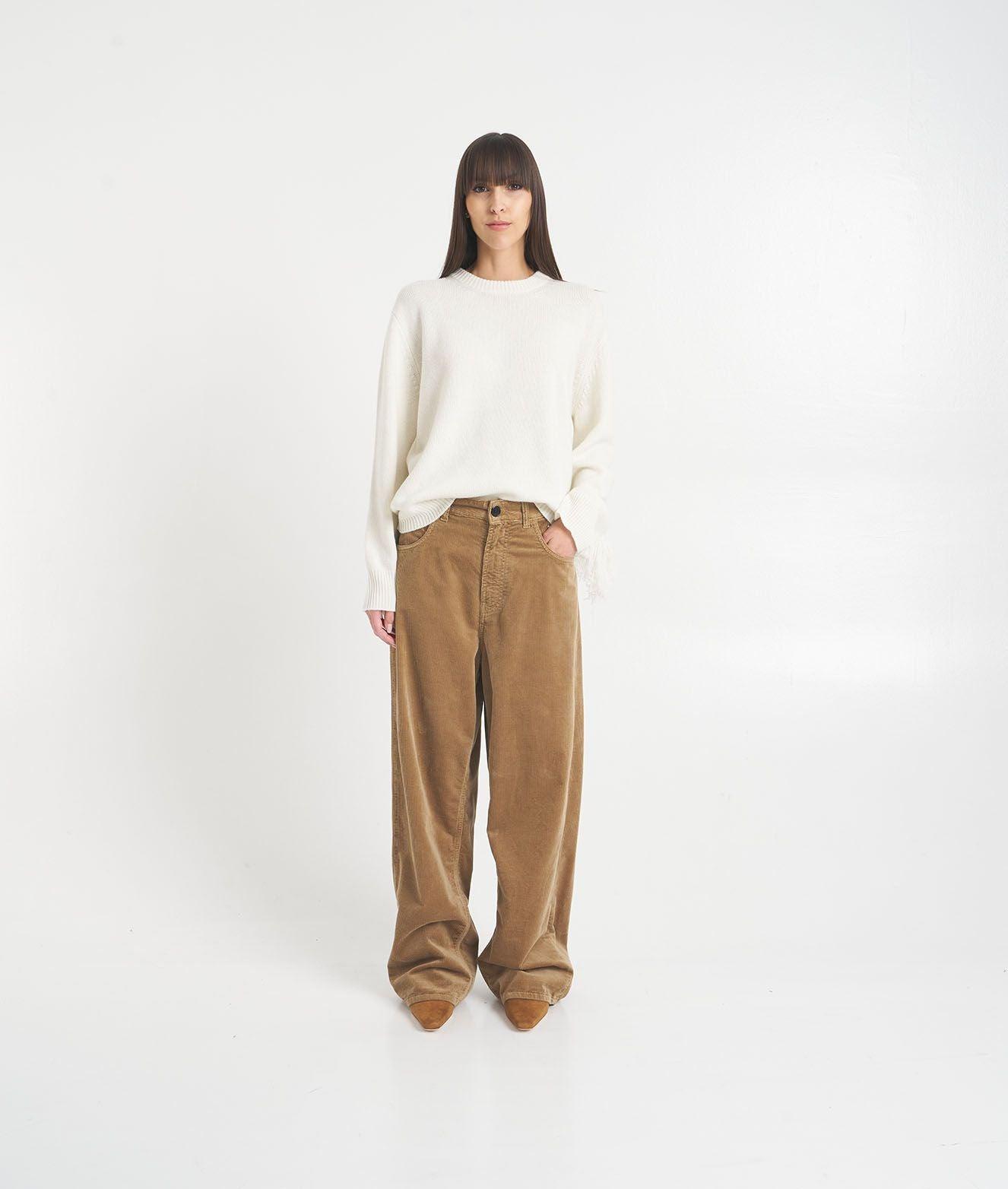 Wide leg corduroy pants Product Image