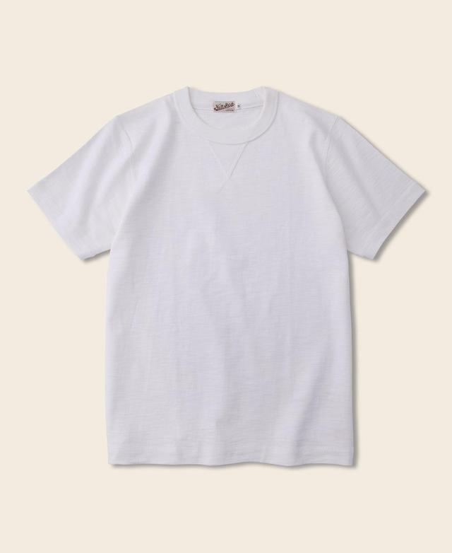 10.5 oz US Cotton Tubular Gusset T-Shirt - White Product Image