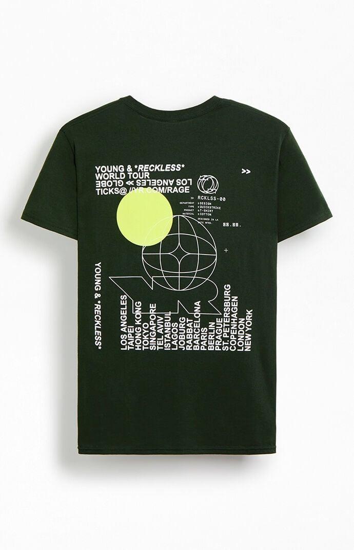 Young & Reckless Men's World Tour T-Shirt Product Image