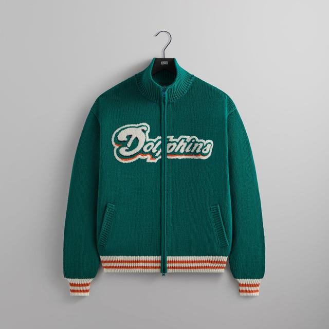 Kith & '47 for the NFL: Dolphins Wyona Full Zip Sweater - Center Male Product Image