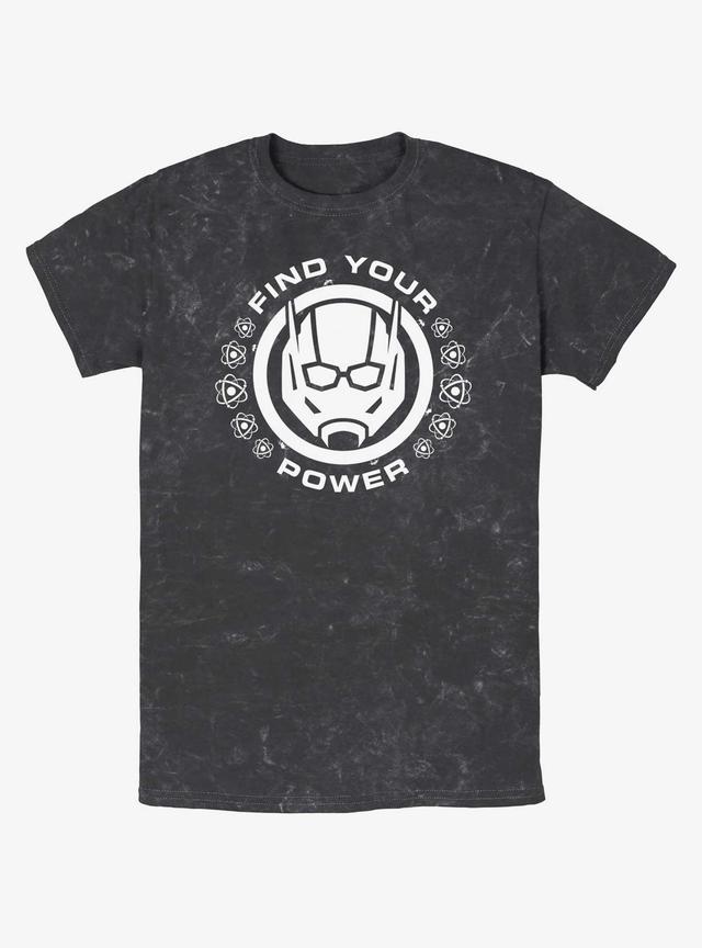 Marvel Ant-Man and the Wasp: Quantumania Find Your Power Badge Mineral Wash T-Shirt Product Image