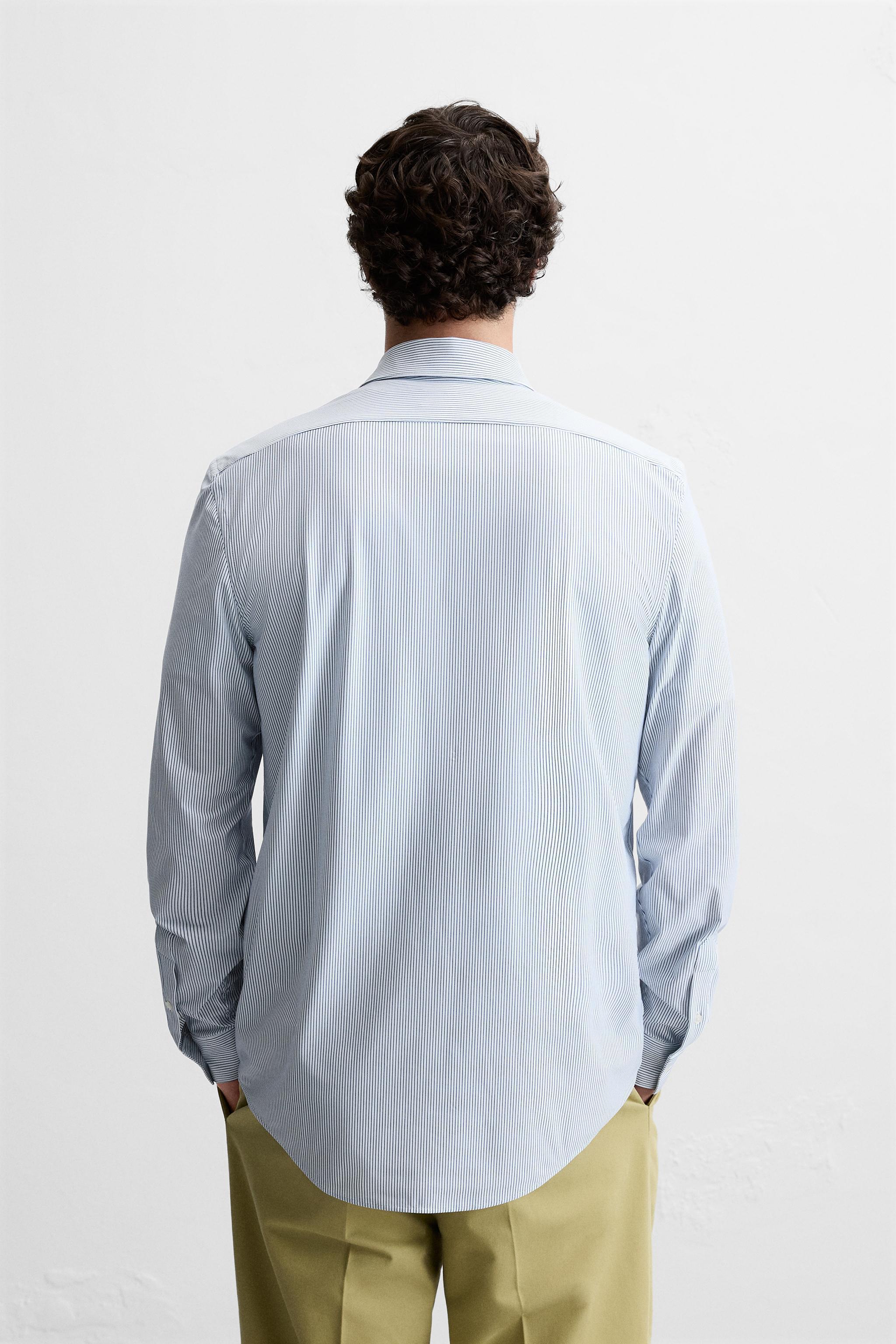 STRIPED STRETCH SHIRT Product Image