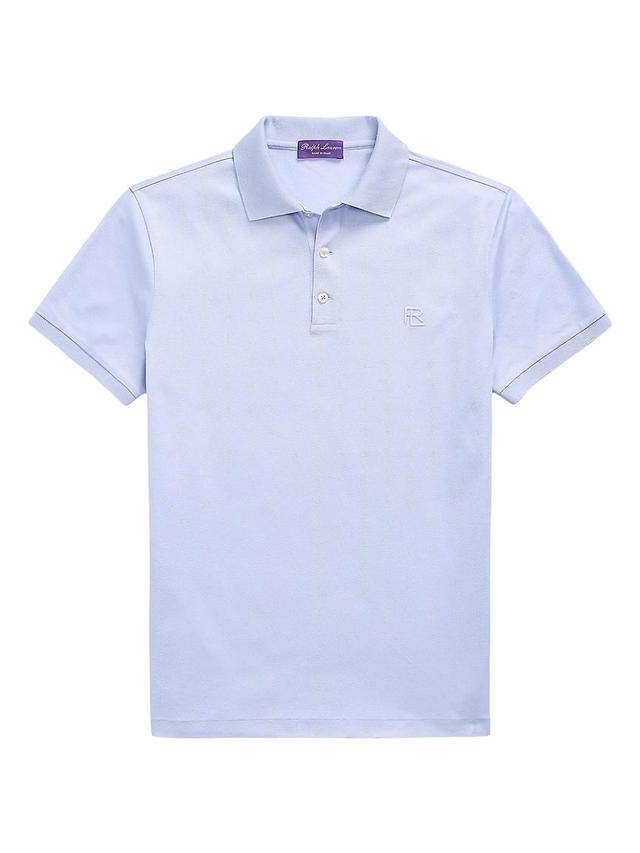 Mens Cotton Short-Sleeve Polo Shirt Product Image