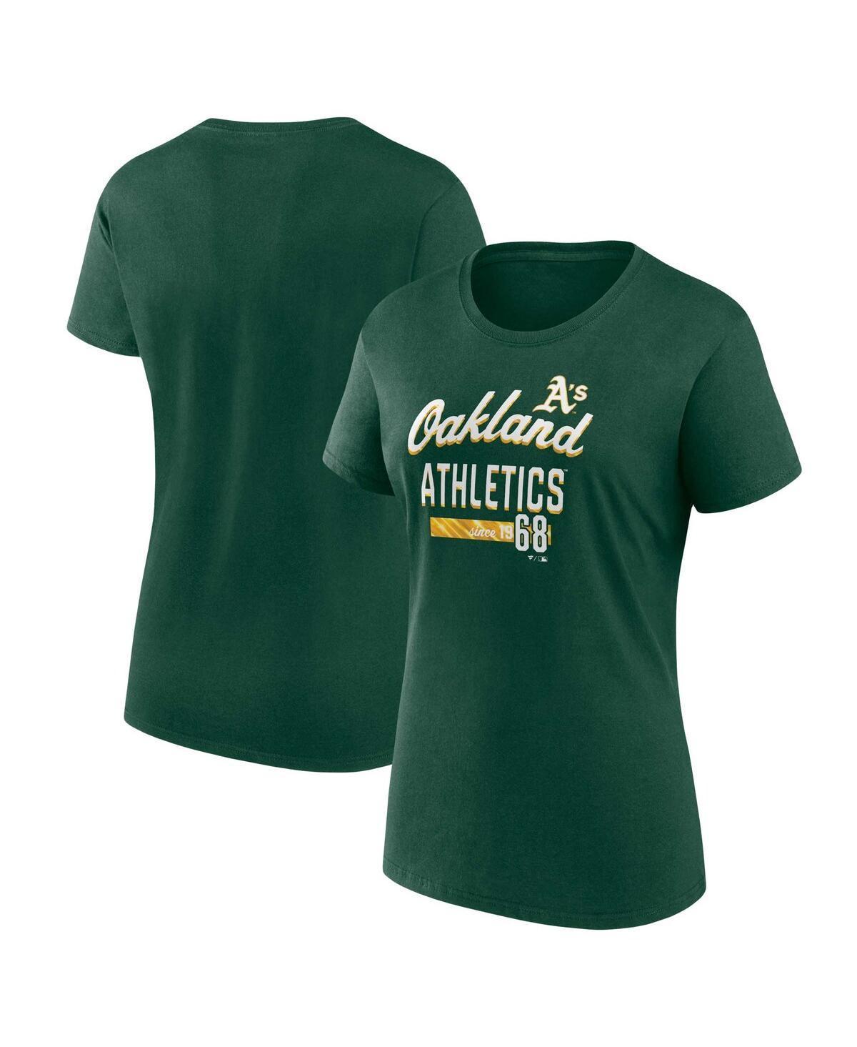 Womens Fanatics Branded Oakland Athletics Logo Fitted T-Shirt Product Image