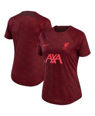 Womens Nike Burgundy Liverpool 2022/23 Pre-Match Home Performance Top Product Image