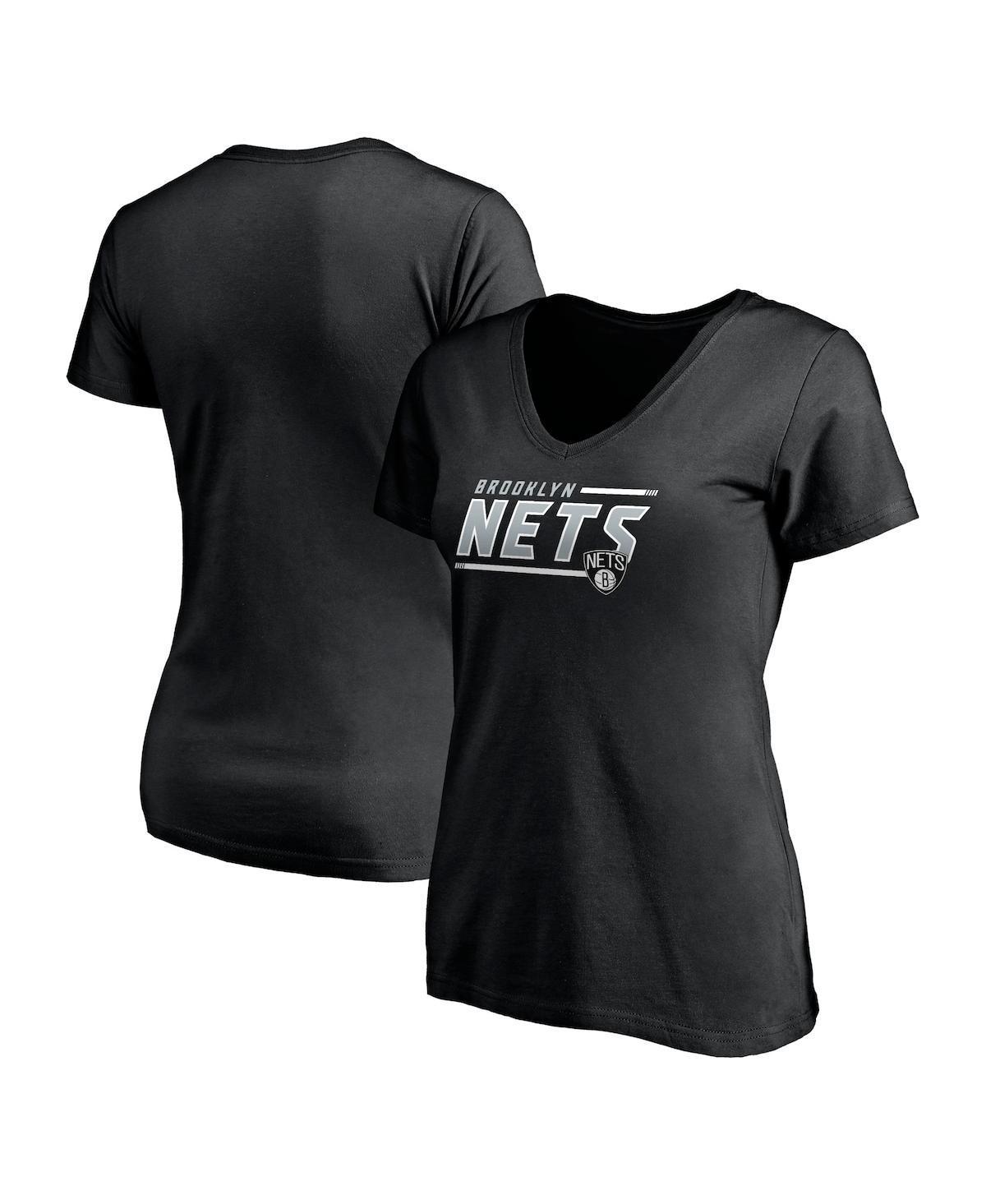 Womens Fanatics Branded Brooklyn Nets Mascot In Bounds V-Neck T-Shirt Product Image