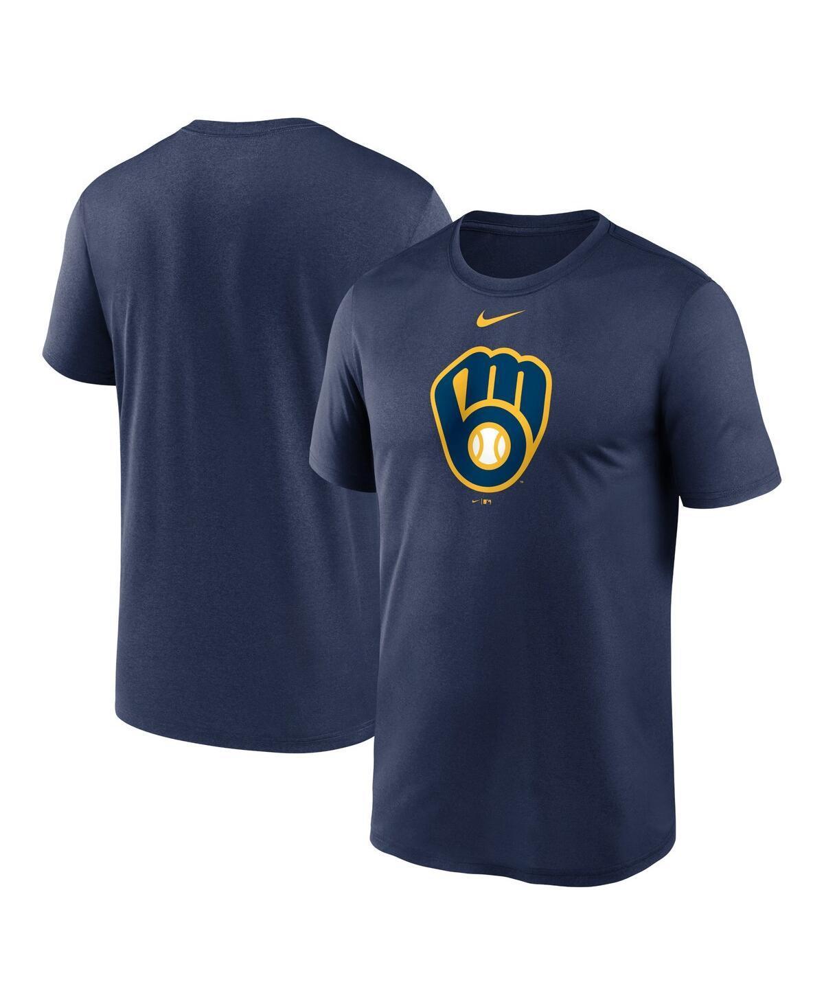 Mens Nike Milwaukee Brewers New Legend Logo T-Shirt Blue Product Image