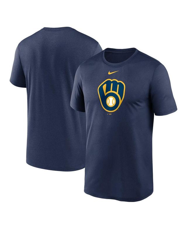 Mens Nike Navy Milwaukee Brewers New Legend Logo T-shirt Product Image