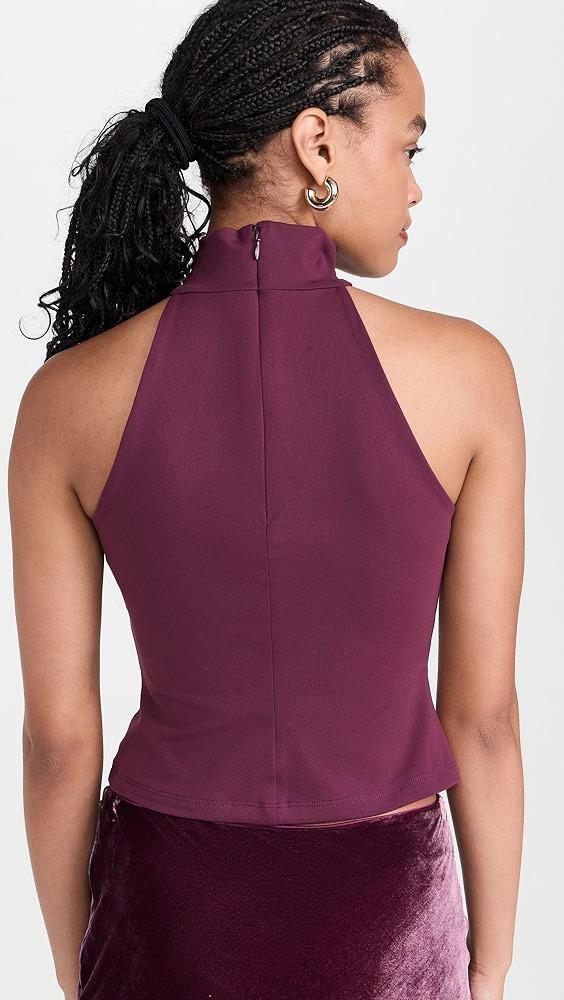 Susana Monaco Mock Neck Sleeveless Top | Shopbop Product Image