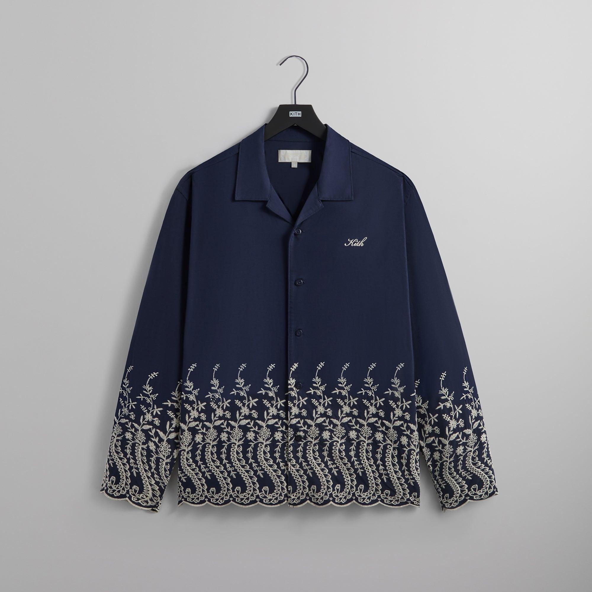 Kith Adonis Camp Collar Shirt - Gulf Male Product Image