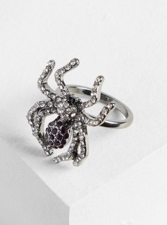 Bejeweled Spider Statement Ring Product Image