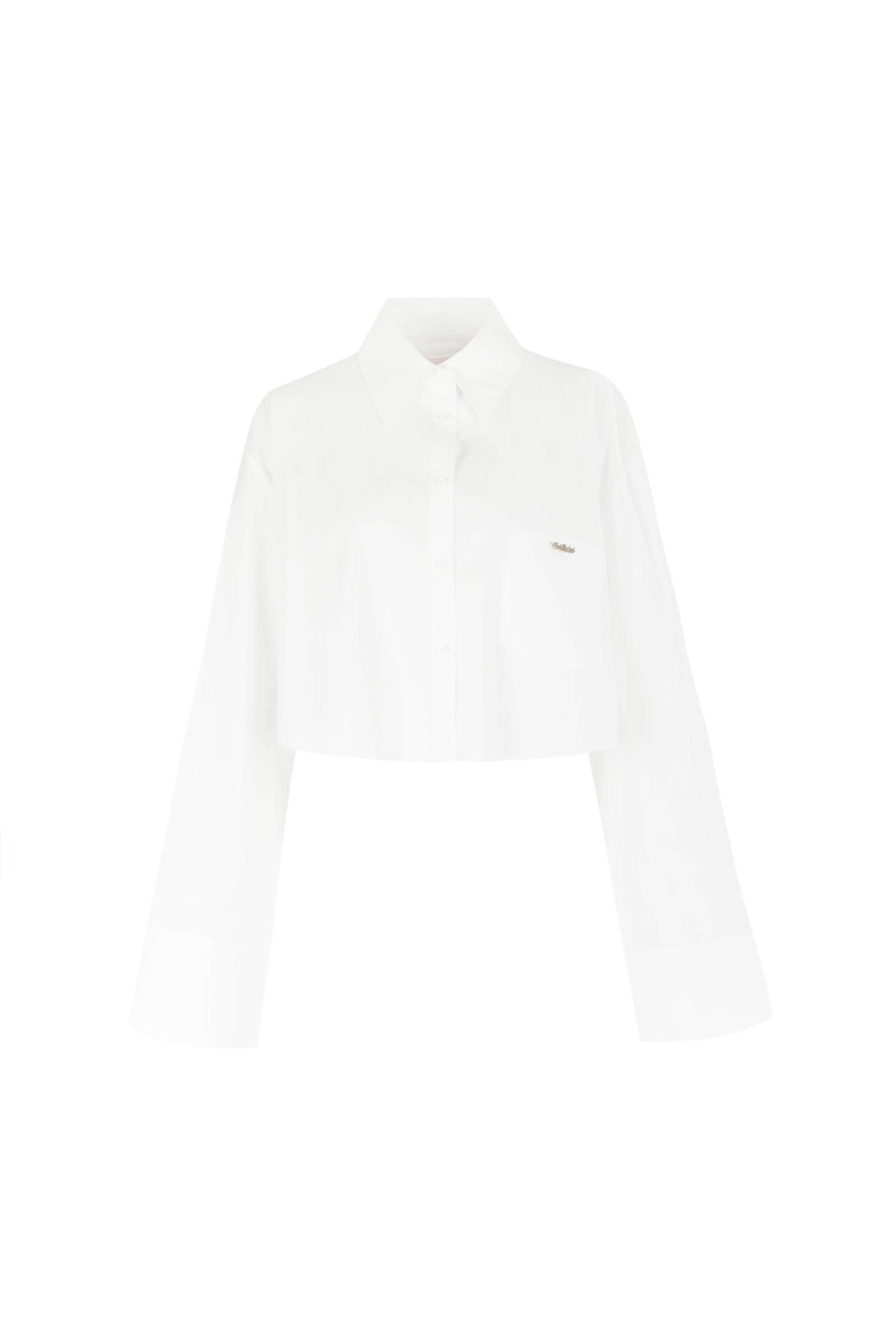 The Ivory Cropped Blouse Product Image