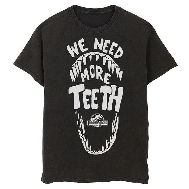 Mens Jurassic World We Need More Tee Grey Product Image