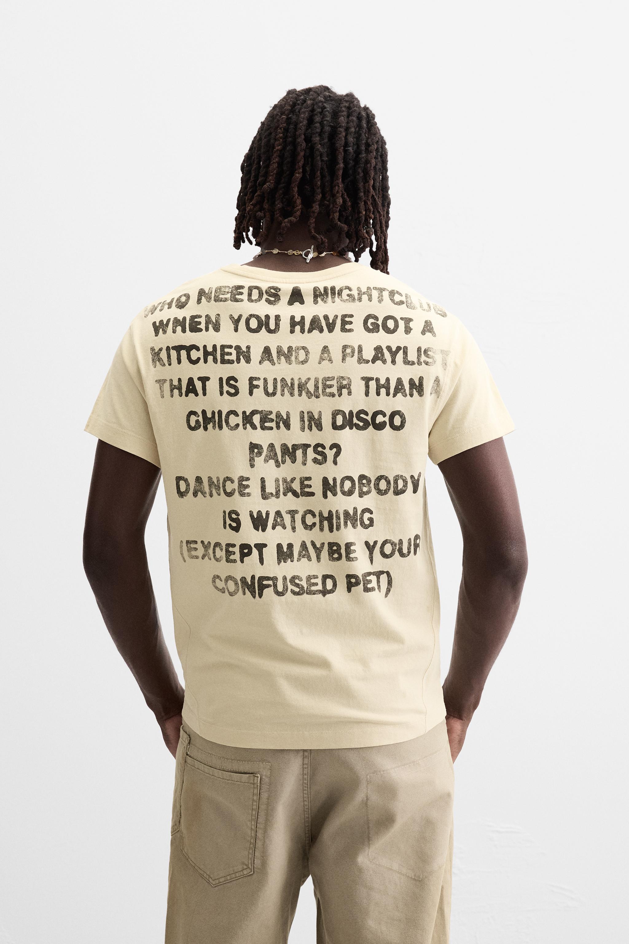 TEXT PRINT T-SHIRT Product Image