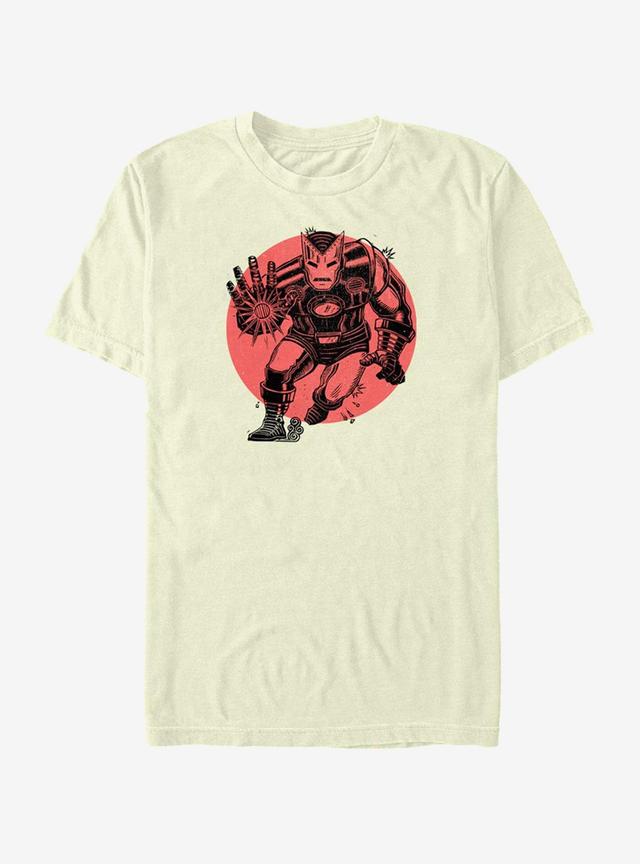 Marvel Iron Man Red Sun T-Shirt Product Image