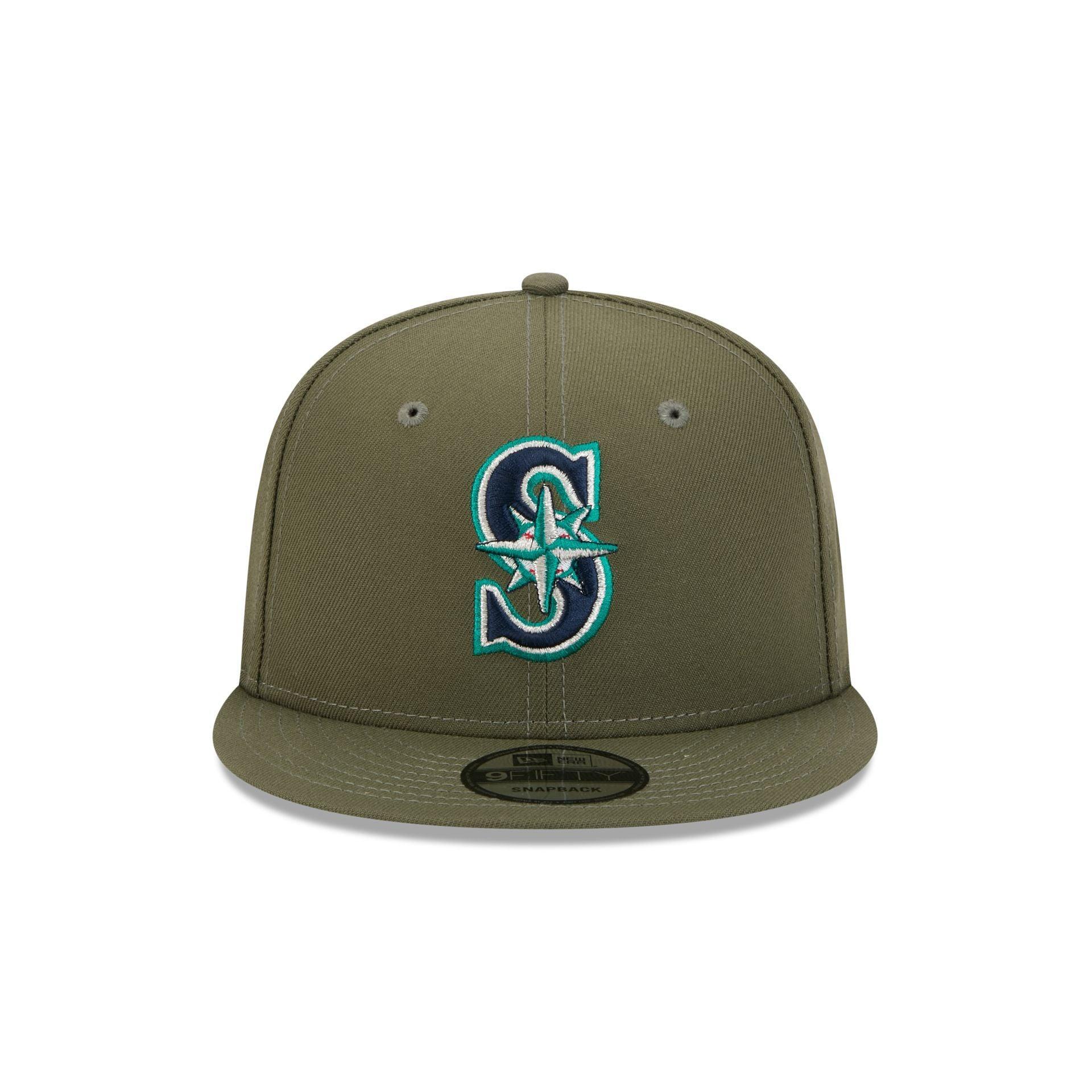 Seattle Mariners Olive 9FIFTY Snapback Hat Male Product Image