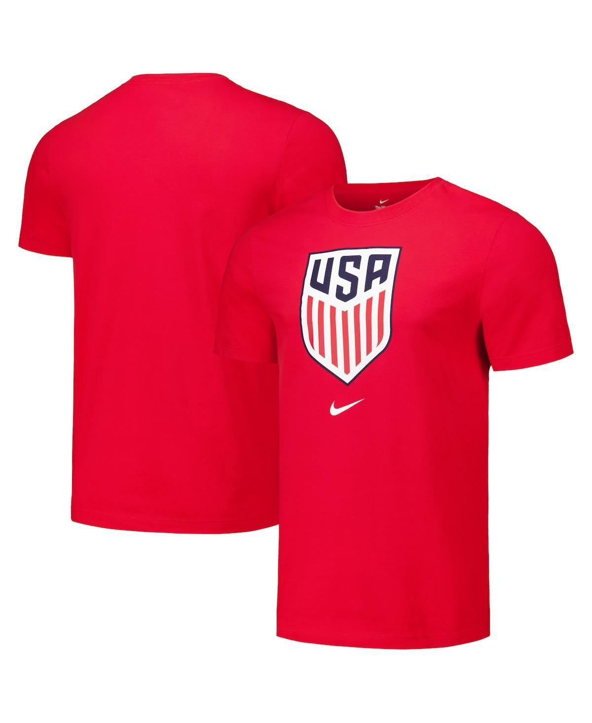 Nike Mens Red Usmnt Crest Core T-Shirt Product Image