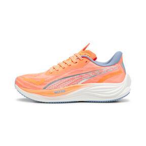 PUMA Velocity NITROâ¢ 3 Men's Running Shoes in Neon Citrus/Silver/Dewdrop Product Image