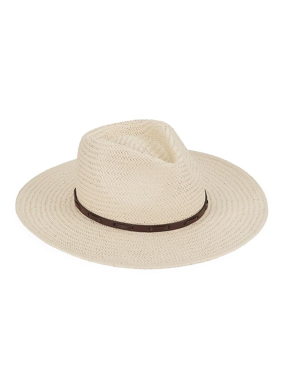 Womens Lexie Packable Straw Fedora Product Image