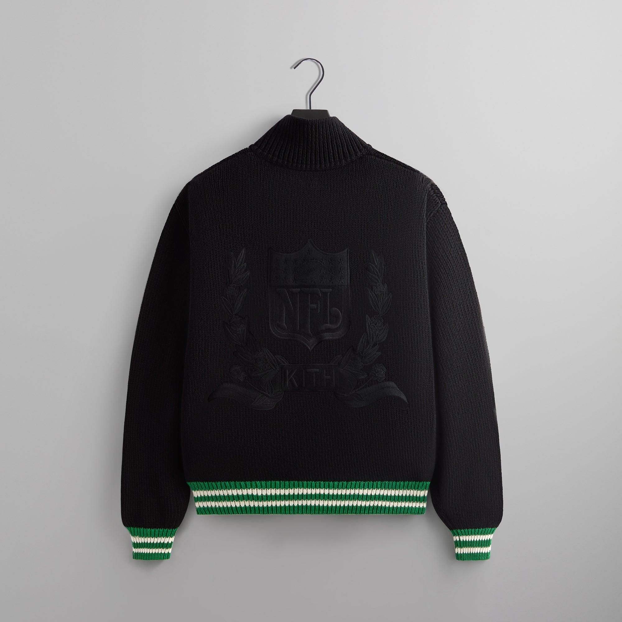 Kith & '47 for the NFL: Jets Wyona Full Zip Sweater - Black Male Product Image