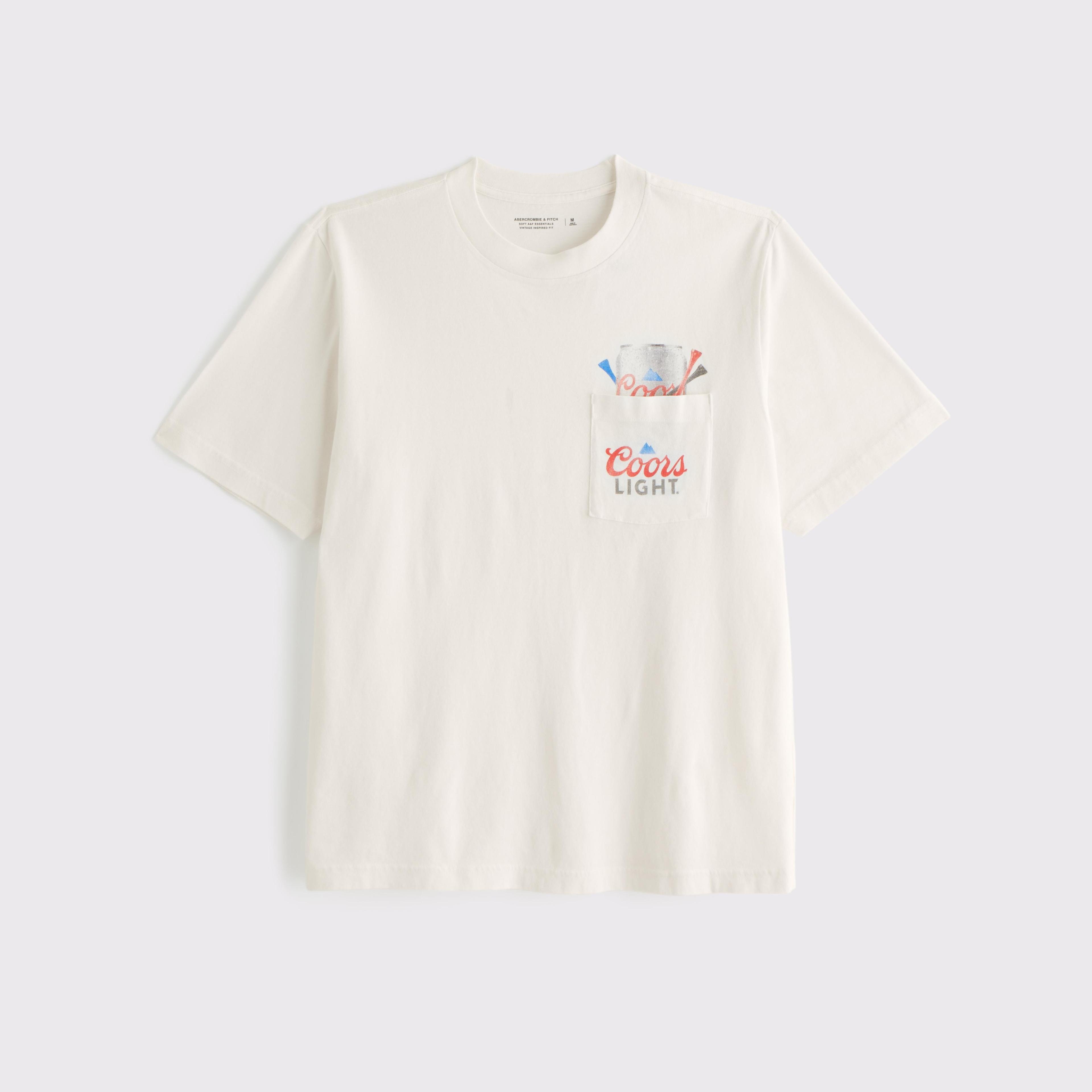 Coors Light Vintage-Inspired Graphic Tee Product Image