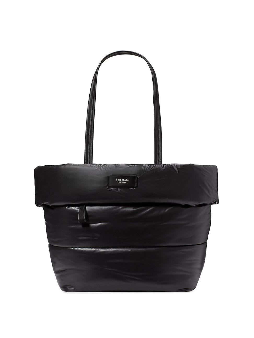 kate spade new york Puffed Puffy Fabric Large Tote Product Image