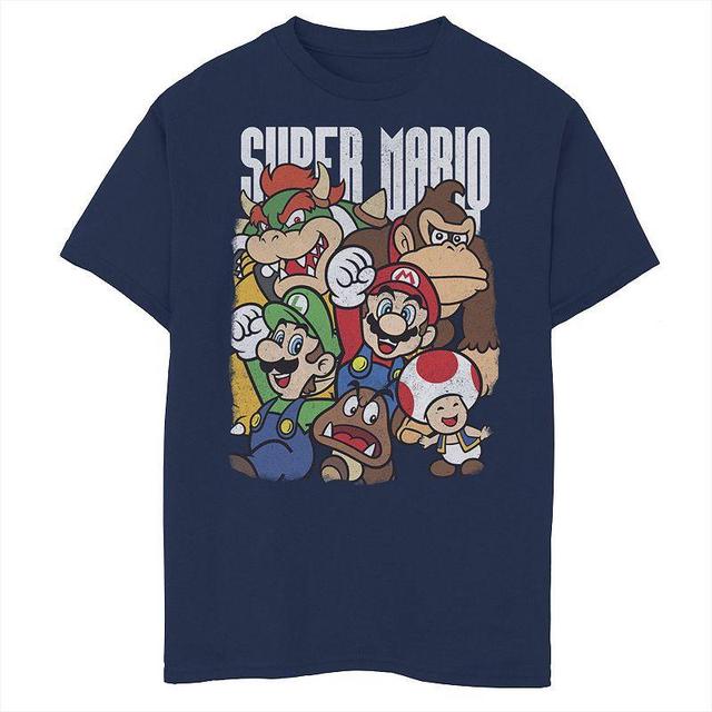 Boys 8-20 Nintendo Super Grouper Graphic Tee, Boys Blue Product Image