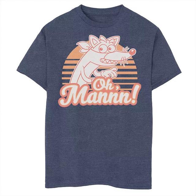 Boys 8-20 Dora the Explorer Swiper Oh Man Short Sleeve Tee, Boys Navy Grey Product Image