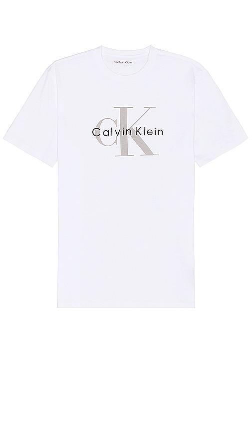 Calvin Klein Mono Logo Tee Size L, XS. Product Image