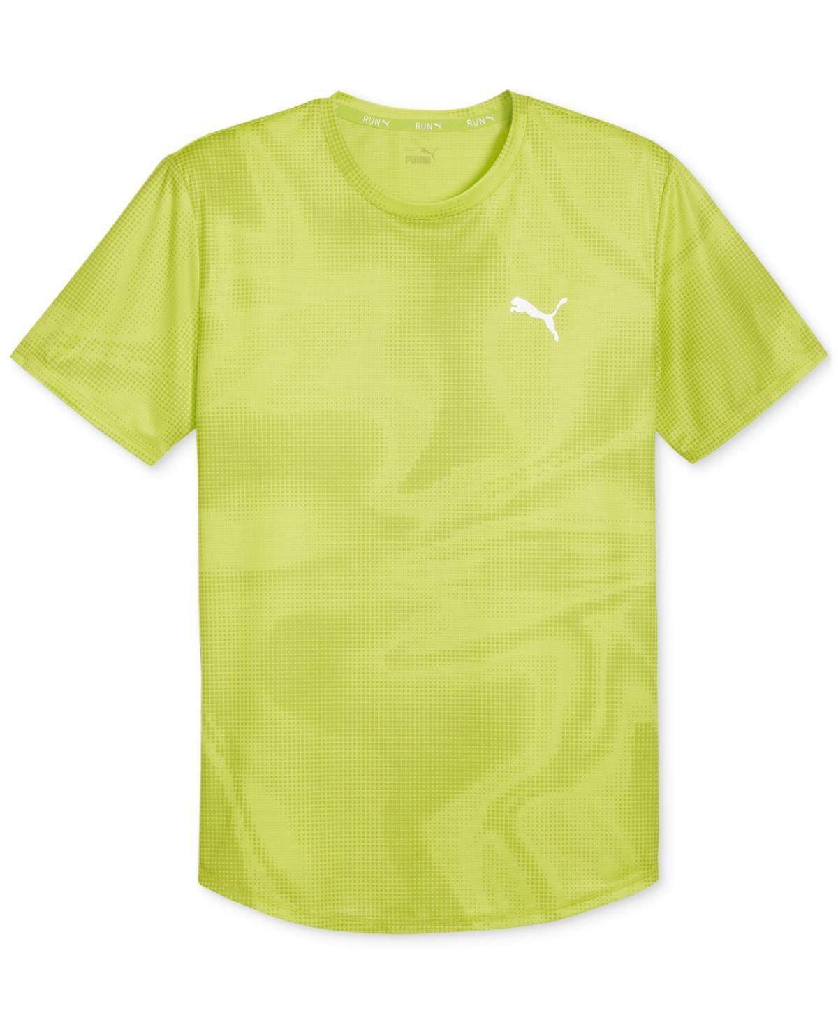 Puma Mens Run Favorite Abstract-Print Running T-Shirt Product Image