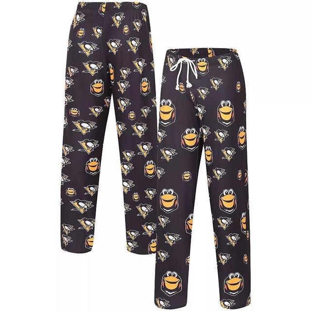 Womens Concepts Sport Pittsburgh Penguins Gauge Allover Print Knit Sleep Pants Product Image