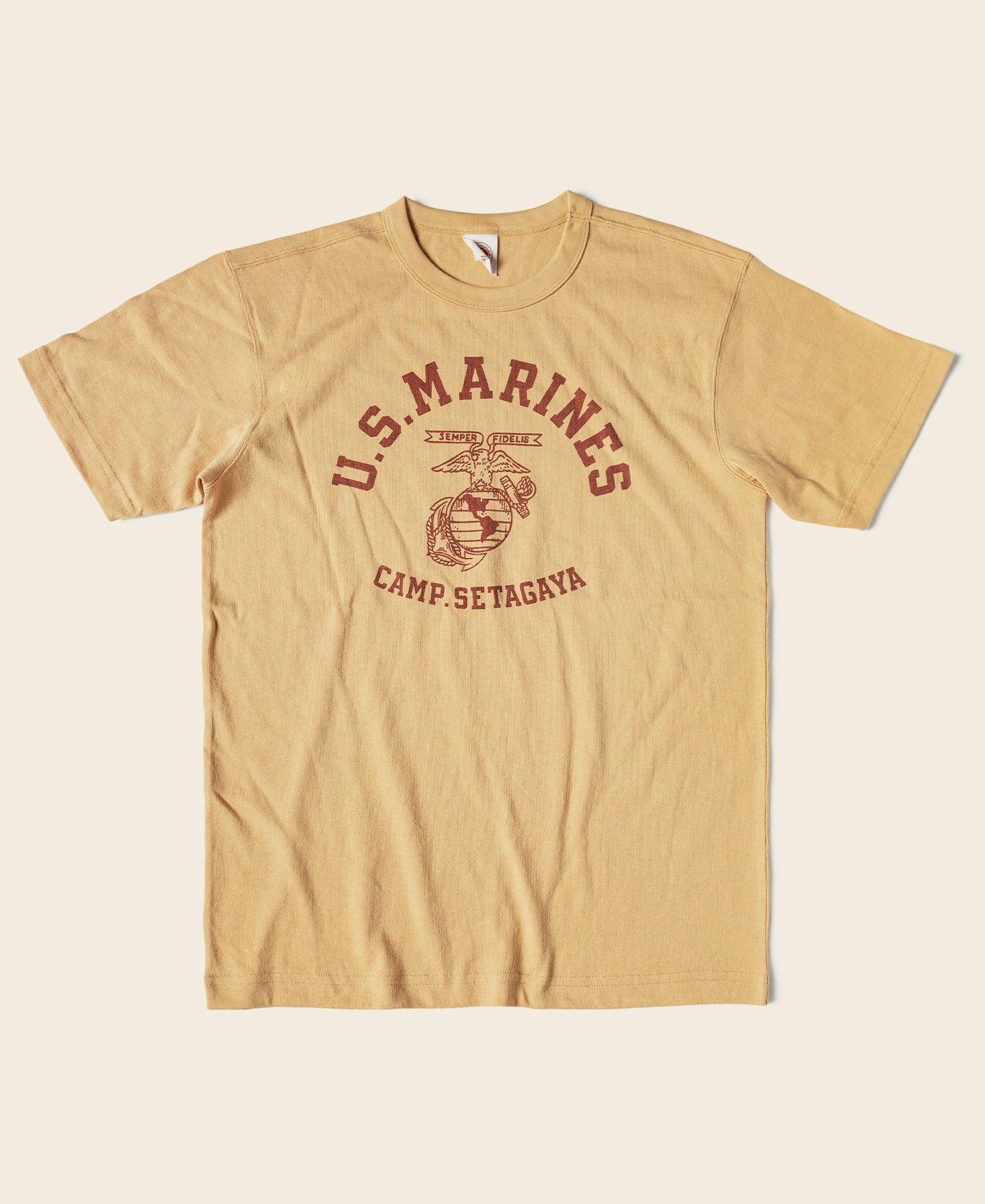 1970s US Marine T-Shirt - Yellow Product Image