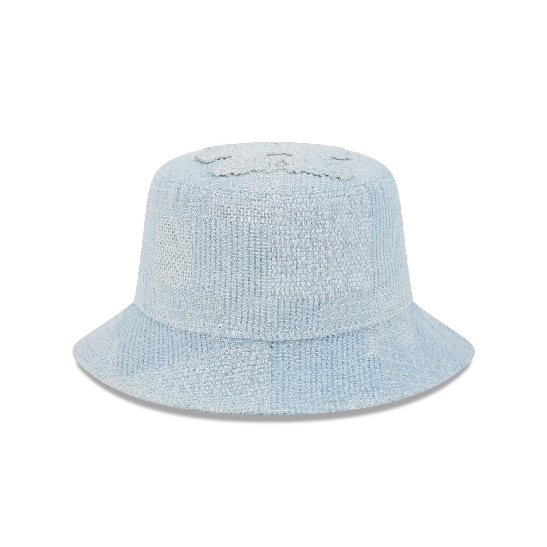 Los Angeles Dodgers Patch Denim Bucket Hat Male Product Image