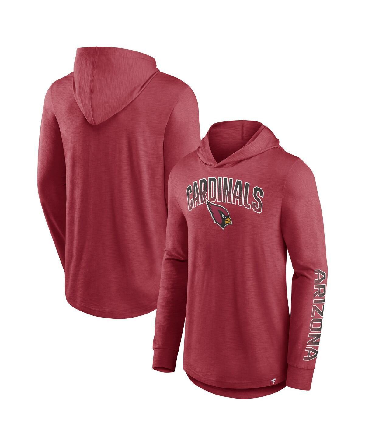 Mens Fanatics Cardinal Arizona Cardinals Front Runner Pullover Hoodie Product Image