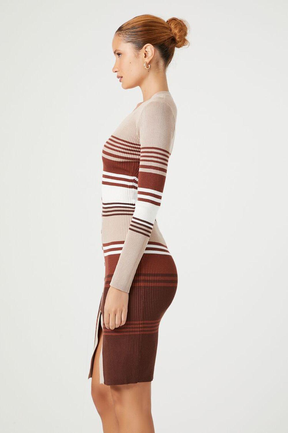 Striped Midi Sweater Dress | Forever 21 Product Image