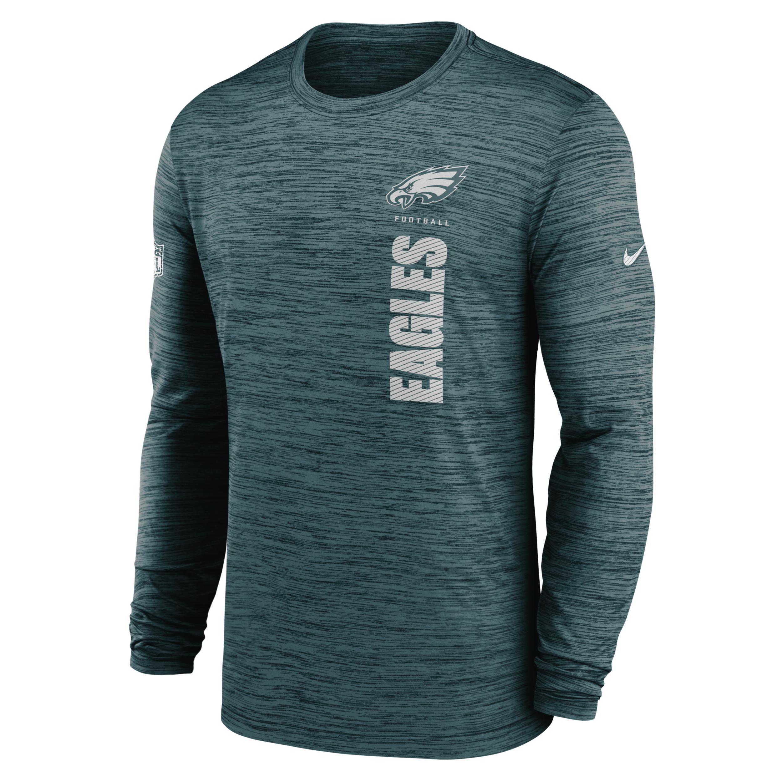 Nike Mens Green Oregon Ducks 2024 Sideline Velocity Performance Long Sleeve T-Shirt Product Image