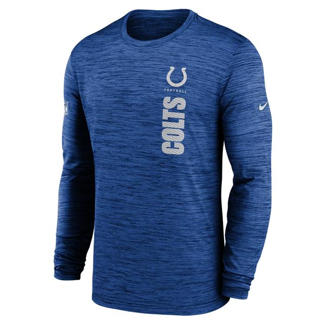 Indianapolis Colts Sideline Velocity Nike Mens Dri-FIT NFL Long-Sleeve T-Shirt Product Image