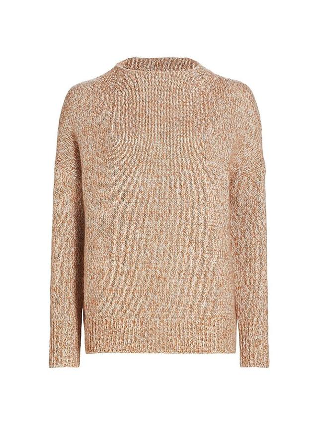 Vince Marled Wool Blend Funnel Neck Sweater Product Image