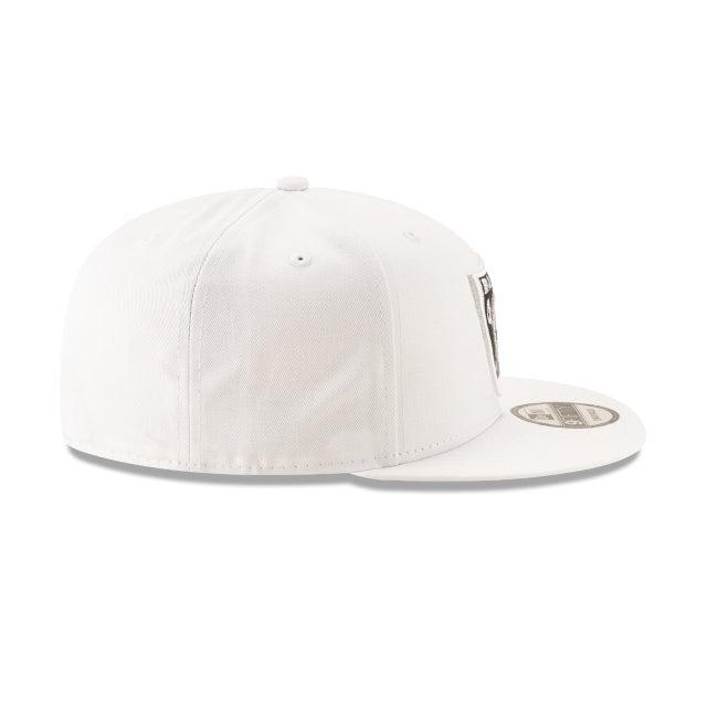 Las Vegas Raiders Basic White 9FIFTY Snapback Hat Male Product Image