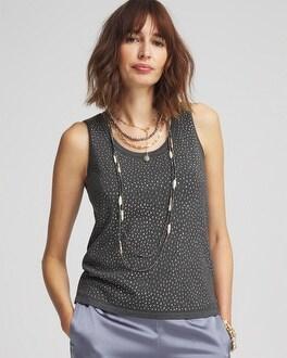 Embellished Sweater Tank Product Image