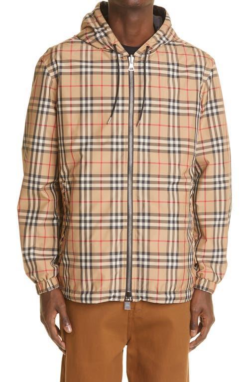 burberry Mens Stretton Check Jacket Product Image