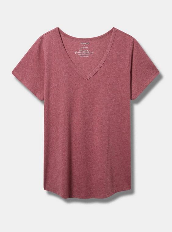 Girlfriend Signature Jersey V-Neck Tee Product Image